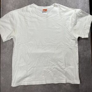 Vintage Nike White Tshirt 90s Made In USA Mens Extra Large